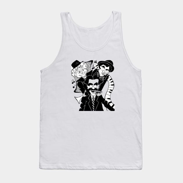 MARX BROTHERS FAN ART Tank Top by cartoonistguy